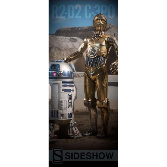Star Wars: Sideshow Collectibles Banner C-3PO & R2-D2 64 x 152 cm