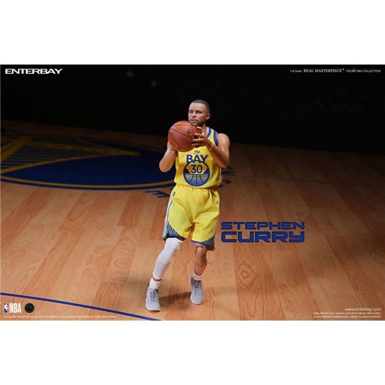 NBA: Stephen Curry Real Masterpiece Action Figure 1/6 30 cm