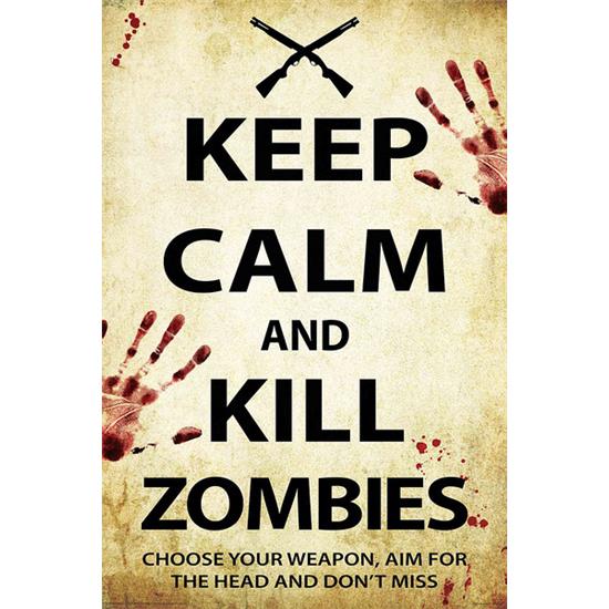 Zombies: Keep Calm And Kill Zombies plakat