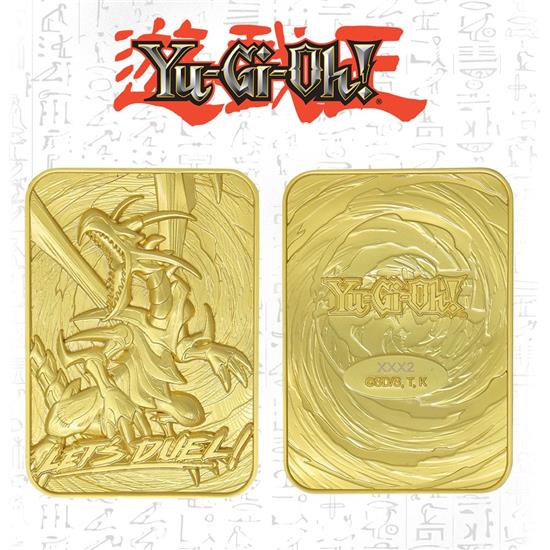 Yu-Gi-Oh: Red Eyes B. Dragon Replica Card (gold plated)