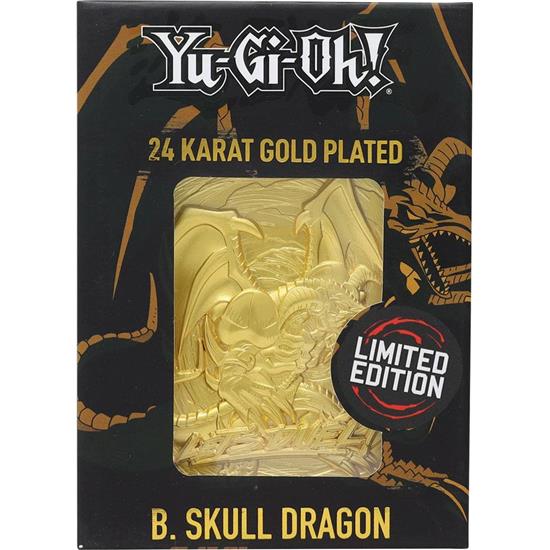 Yu-Gi-Oh: B. Skull Dragon Replica Card (gold plated)