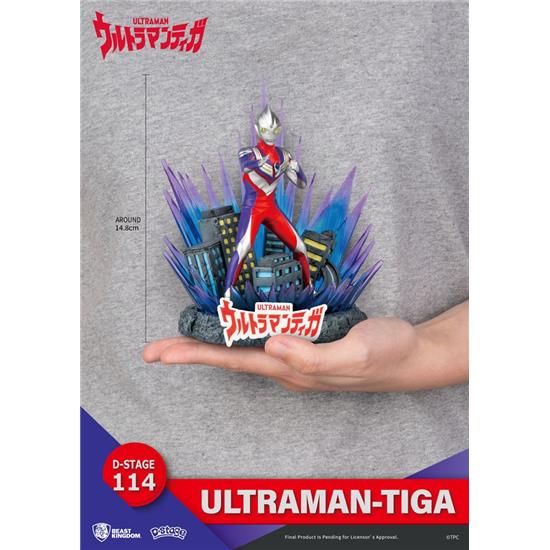 Ultraman: Ultraman Tiga D-Stage  Diorama 15 cm