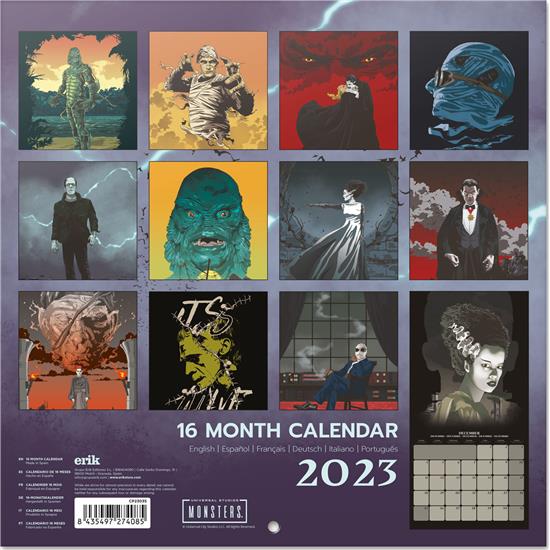 Universal Monsters: Universal Monsters 2023 Kalender