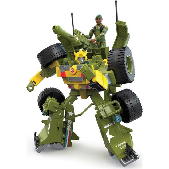Transformers: Transformers x G.I. Joe Mash-Up Bumblebee A.W.E. Striker with Lonzo `Stalker´ Wilkinson Action Figur