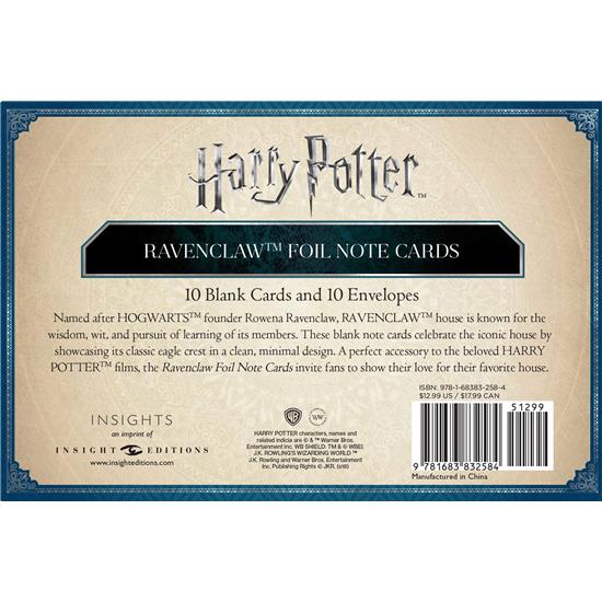 Harry Potter: Ravenclaw Konvolut og Kort 10-Pak 89 x 132 mm