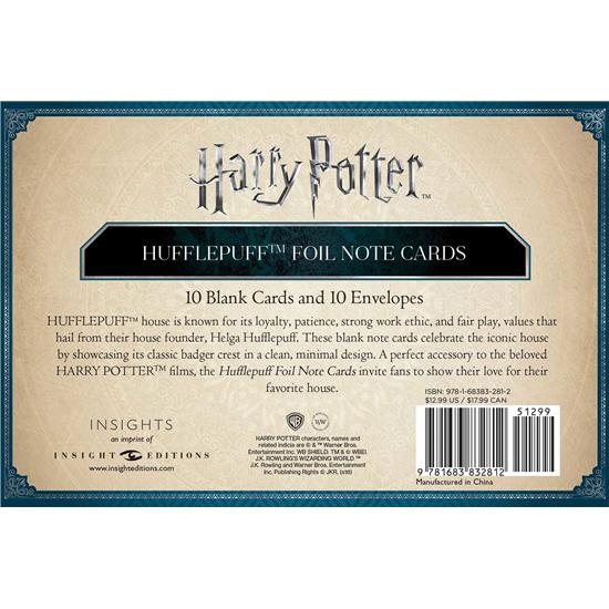 Harry Potter: Hufflepuff Konvolut og Kort 10-Pak 89 x 132 mm