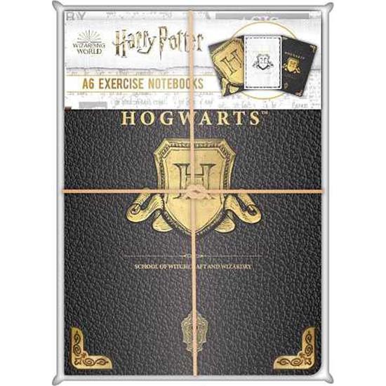 Harry Potter: Hogwarts A6 Notesbøger 3-Pak