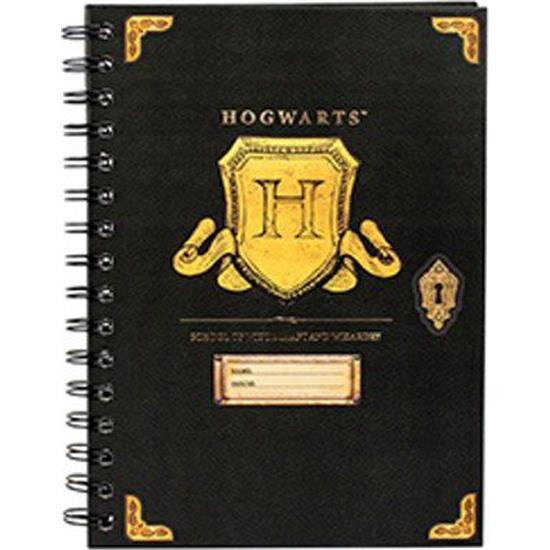Harry Potter: Hogwarts Shield A5 Spiralryg Notesbog
