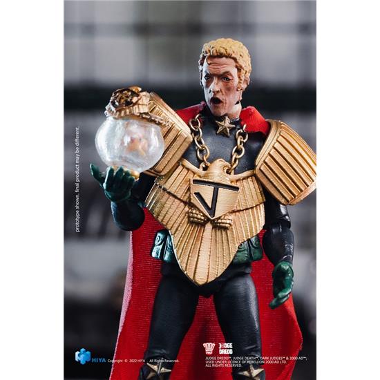2000 AD: Chief Judge Caligula Mini Action Figure 1/18 10 cm