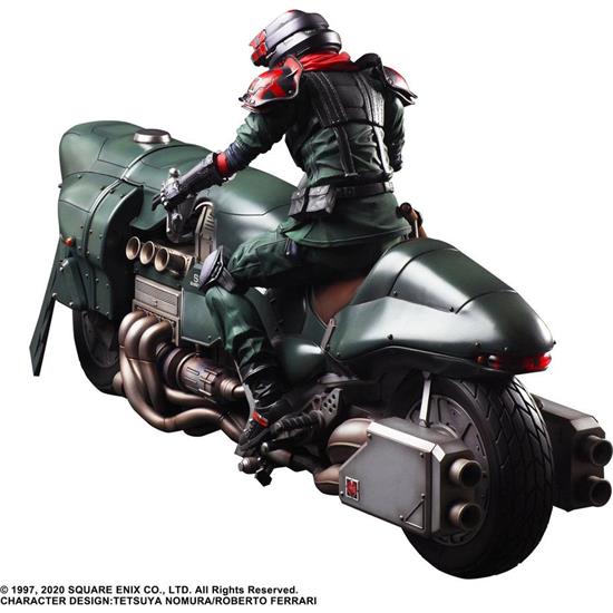 Final Fantasy: Shinra Elite Security Officer & Bike Play Arts Kai Action Figure & Vehicle