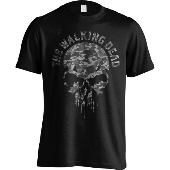 Walking Dead: Walking Dead T-Shirt Skull Camo