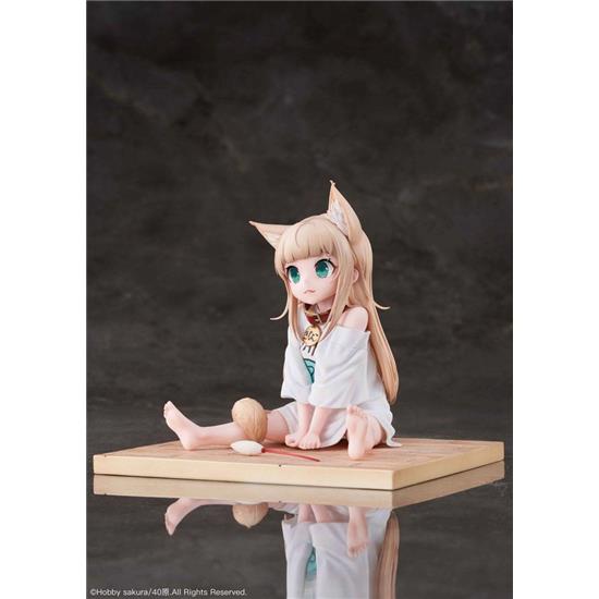 Manga & Anime: Kinako Sitting Fish Ver. Deluxe Version Statue 1/6 14 cm
