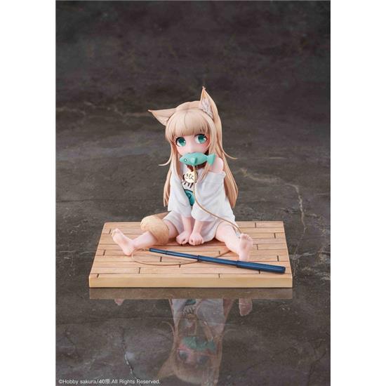 Manga & Anime: Kinako Sitting Fish Ver. Deluxe Version Statue 1/6 14 cm