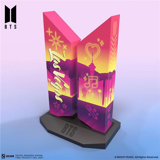 BTS: BTS Logo Statue Las Vegas Edition 18 cm
