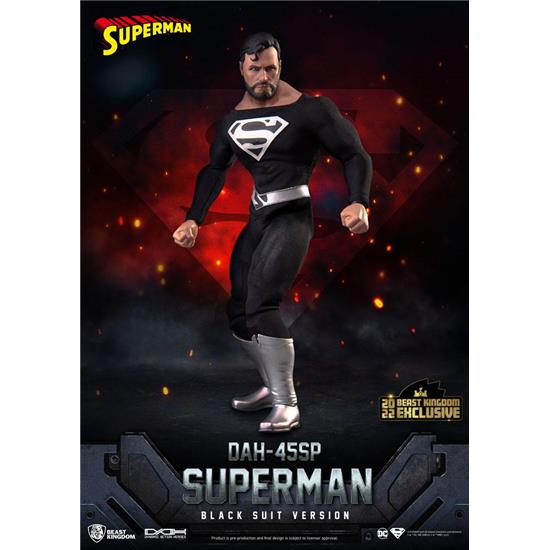 DC Comics: Superman Black Suit 8ction Heroes Action Figure 1/9 20 cm