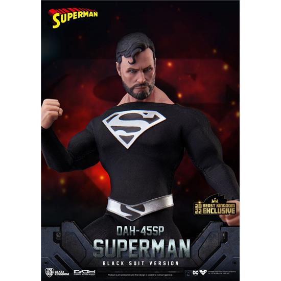 DC Comics: Superman Black Suit 8ction Heroes Action Figure 1/9 20 cm