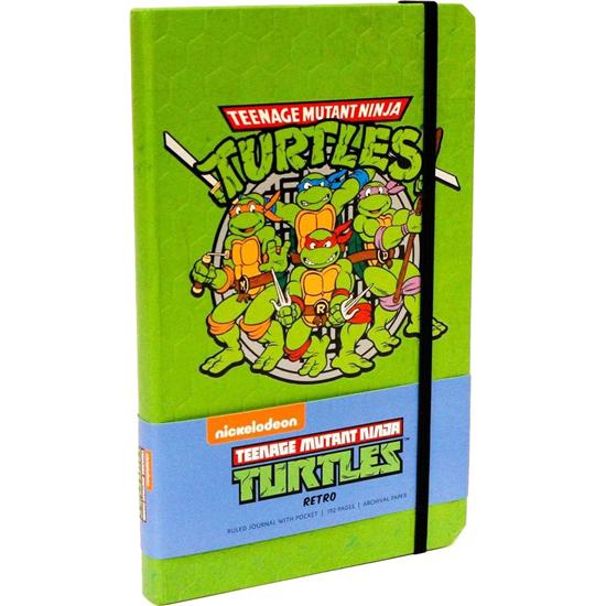Ninja Turtles: Teenage Mutant Ninja Turtles Hardcover Ruled Journal Retro