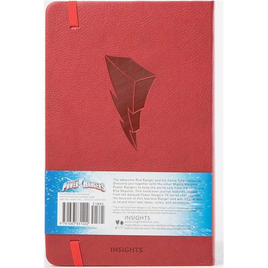 Power Rangers: Red Ranger Hardcover Notesbog