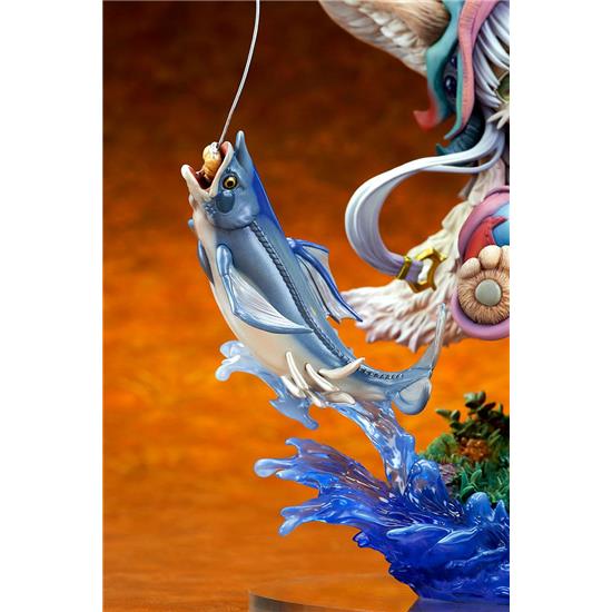 Manga & Anime: Nanachi Gankimasu Fishing Statue 1/8 23 cm