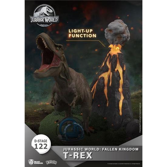 Jurassic Park & World: T-Rex D-Stage Diorama 13 cm