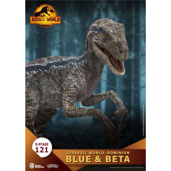 Jurassic Park & World: Blue & Beta D-Stage Diorama 13 cm