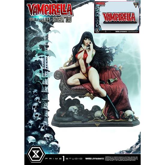 Dynamite Entertainment: Vampirella Design by Stanley Artgerm Lau Bonus Version Statue 1/3 55 cm
