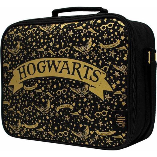 Harry Potter:  Lunch Bag Hogwarts Black & Gold