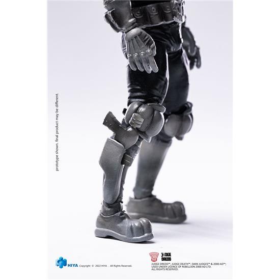 2000 AD: Judge Dredd Black and White Mini Action Figure 1/18 10 cm