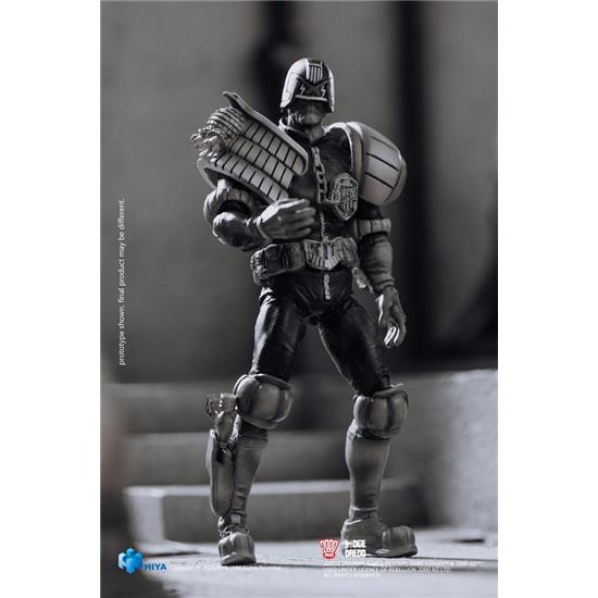 2000 AD: Judge Dredd Black and White Mini Action Figure 1/18 10 cm