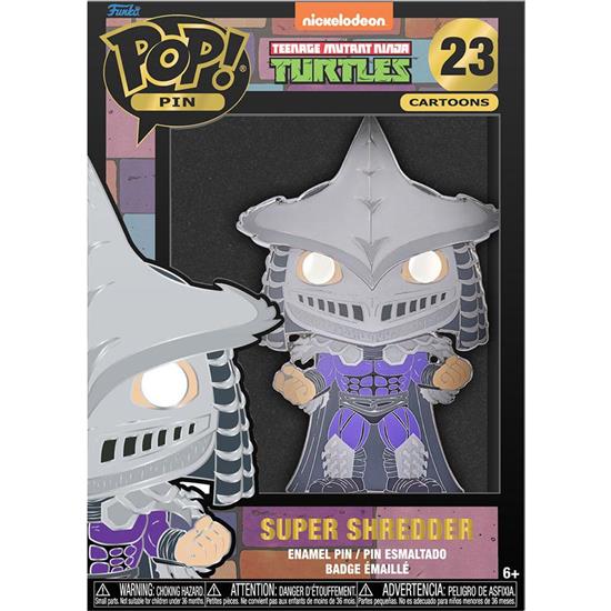 Ninja Turtles: Super Shredder POP! Emalje Metal Pin (#23)