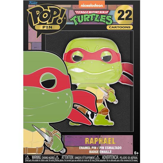 Ninja Turtles: Raphael POP! Emalje Metal Pin (#22)