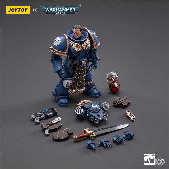 Warhammer: Ultramarines Veteran Sergeant Icastus Action Figure 1/18 12 cm