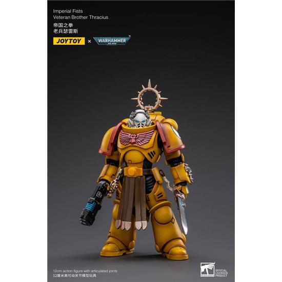 Warhammer: Imperial Fists Veteran Brother Thracius Action Figure 1/18 12 cm