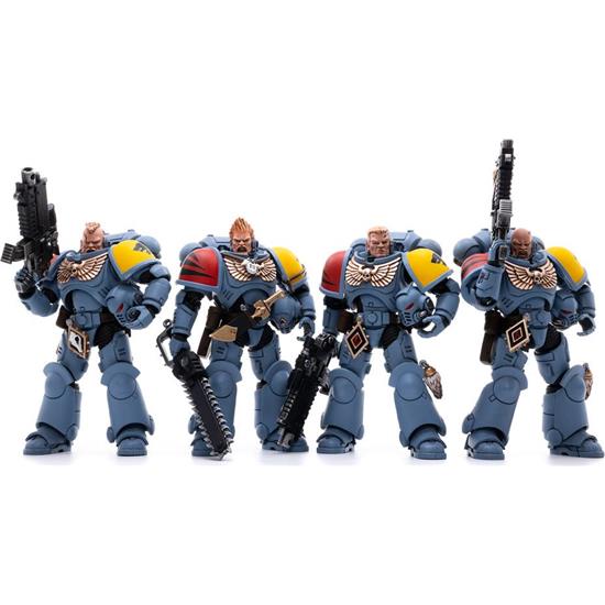 Warhammer: Space Wolves Battle Hunters Action Figure 4-Pack 1/18 12 cm