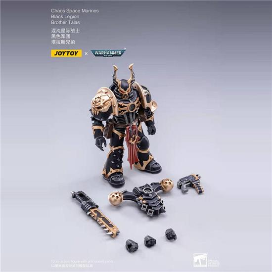 Warhammer: Black Legion Brother Talas Action Figure 1/18 14 cm