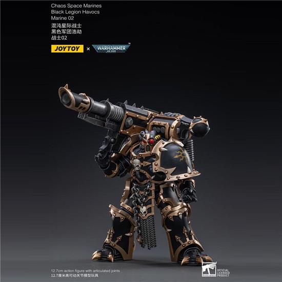 Warhammer: Black Legion Havocs Marine 02 Action Figure 1/18 13 cm