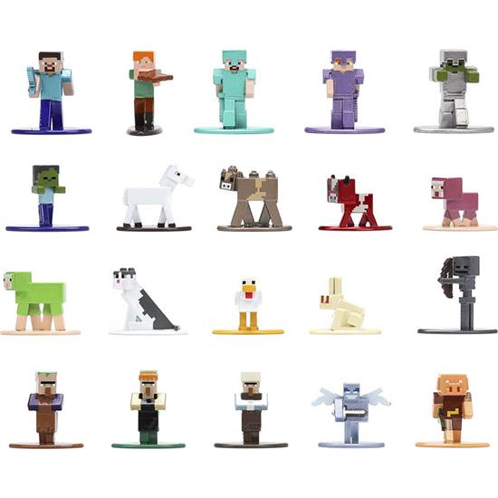 Minecraft: Minecraft 20 figures set 4cm