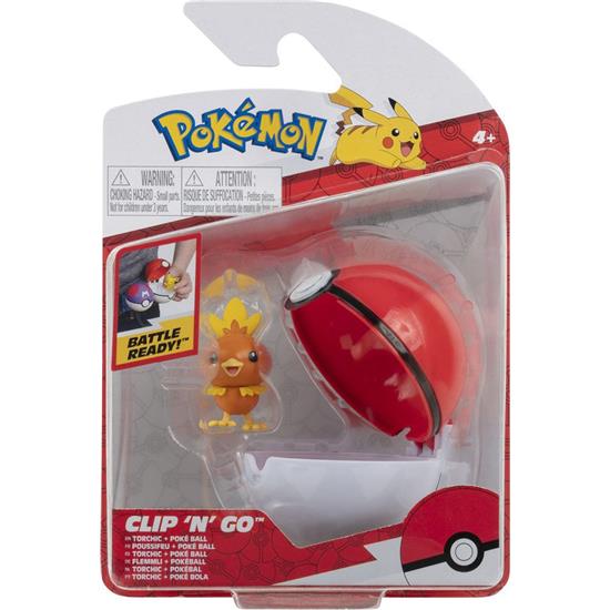 Pokémon: Torchic & Poké Ball Clip