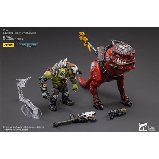 Warhammer: Orks Squighog Nob On Smasha Squig Action Figure 1/18