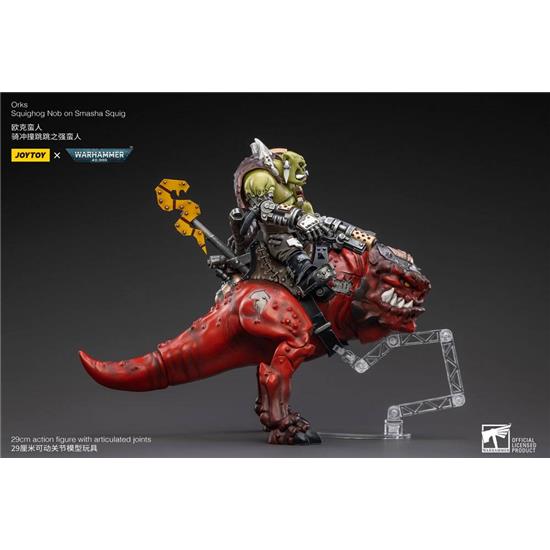 Warhammer: Orks Squighog Nob On Smasha Squig Action Figure 1/18