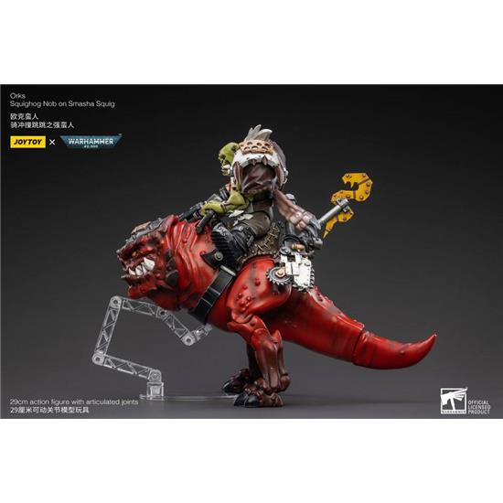 Warhammer: Orks Squighog Nob On Smasha Squig Action Figure 1/18