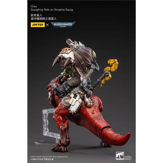 Warhammer: Orks Squighog Nob On Smasha Squig Action Figure 1/18