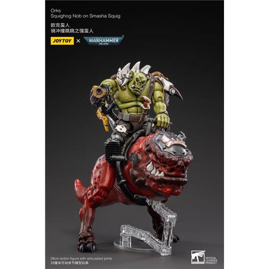 Warhammer: Orks Squighog Nob On Smasha Squig Action Figure 1/18