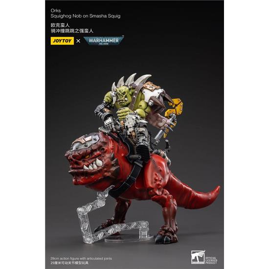 Warhammer: Orks Squighog Nob On Smasha Squig Action Figure 1/18