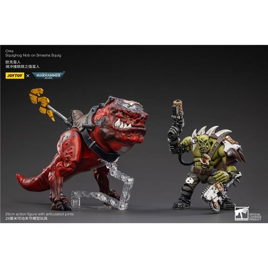 Warhammer: Orks Squighog Nob On Smasha Squig Action Figure 1/18