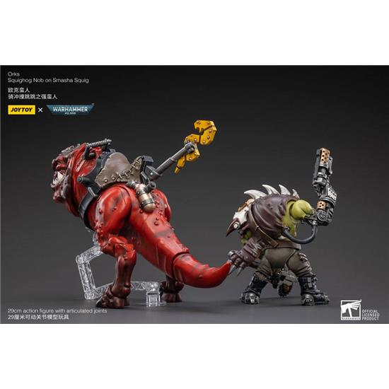 Warhammer: Orks Squighog Nob On Smasha Squig Action Figure 1/18