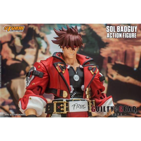 Guilty Gear: Sol Badguy Action Figure 1/12 18 cm
