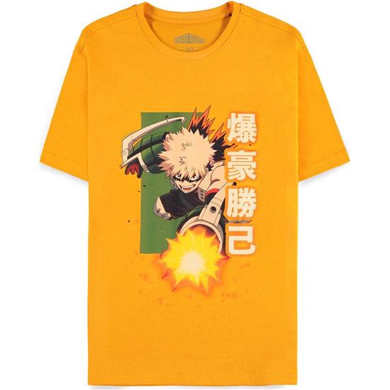 Manga & Anime: T-Shirt orange Bakugo Katsuki