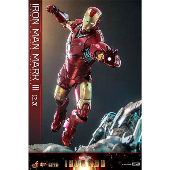 Iron Man: Iron Man Mark III (2.0) Movie Masterpiece Series Diecast Action Figure 1/6 32 cm