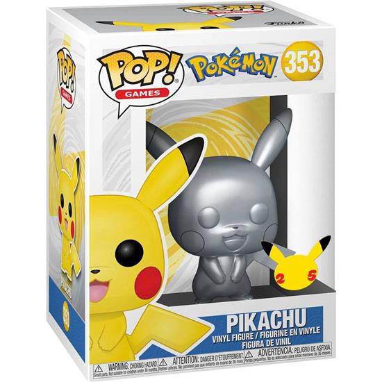 Pokémon: Pikachu Silver Edition POP! Games Vinyl Figur